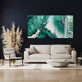 Artronauts Glass Print 92x180 cm | 36.5"x71.5" Beach Marble