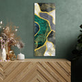 Artronauts Glass Print 92x36cm Green Marble - Panoramic