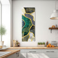 Artronauts Glass Print 92x36cm Green Marble - Panoramic