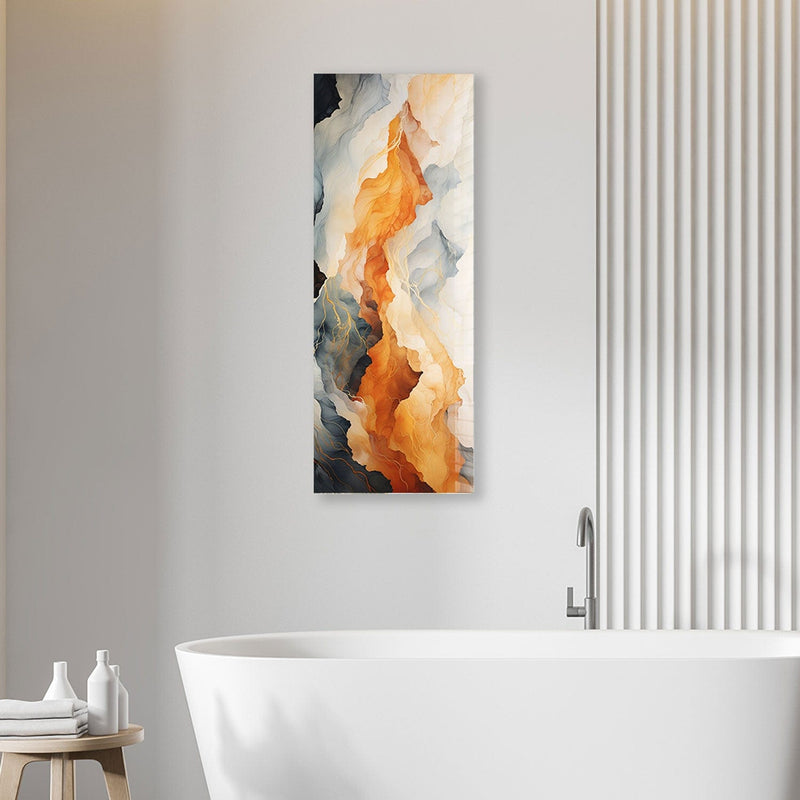 Artronauts Glass Print 92x36cm Golden Chaos - Panoramic