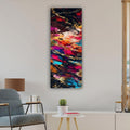 Artronauts Glass Print 92x36cm Falling Abstract - Panoramic