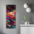 Artronauts Glass Print 92x36cm Falling Abstract - Panoramic