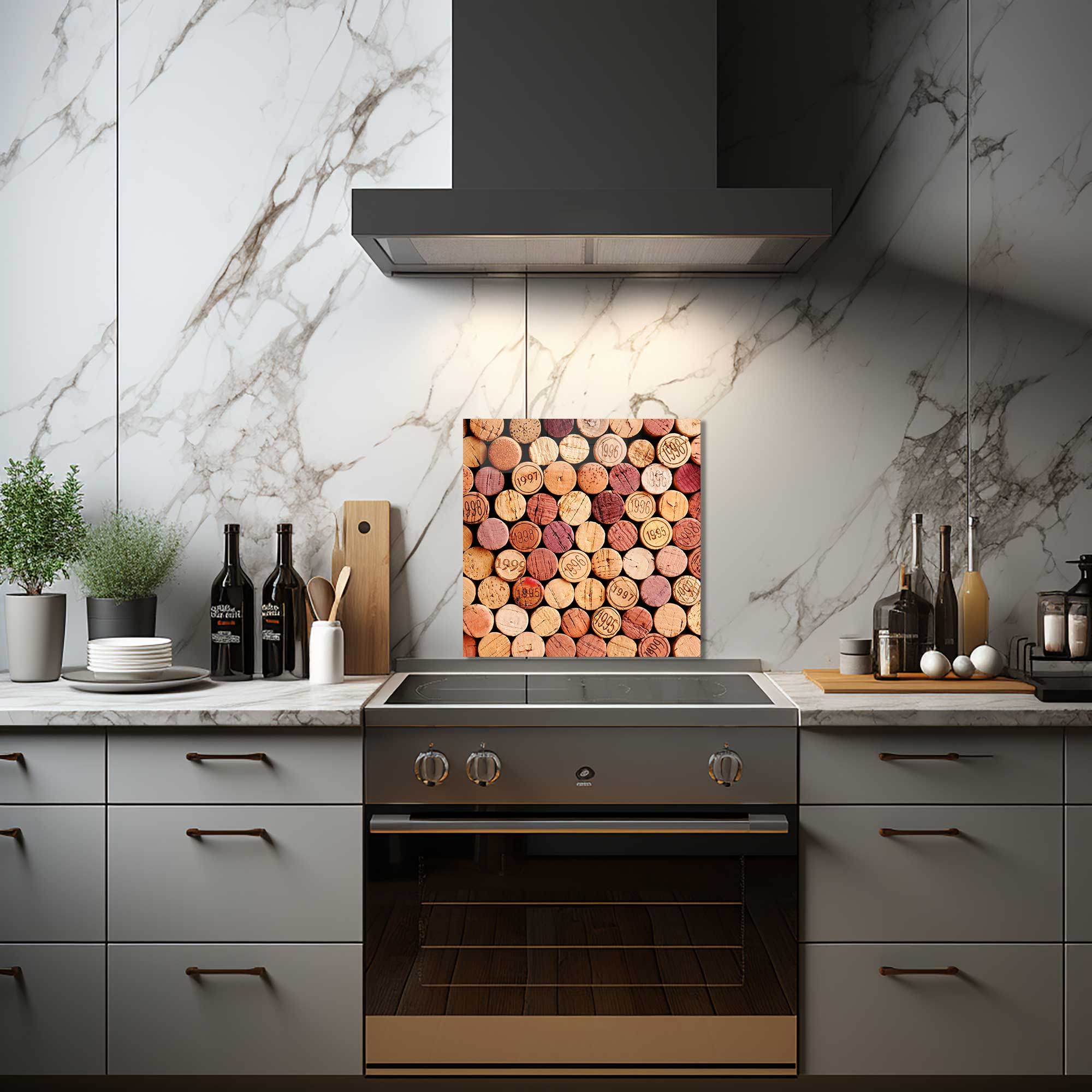 Wine Corks - Glass Splashback