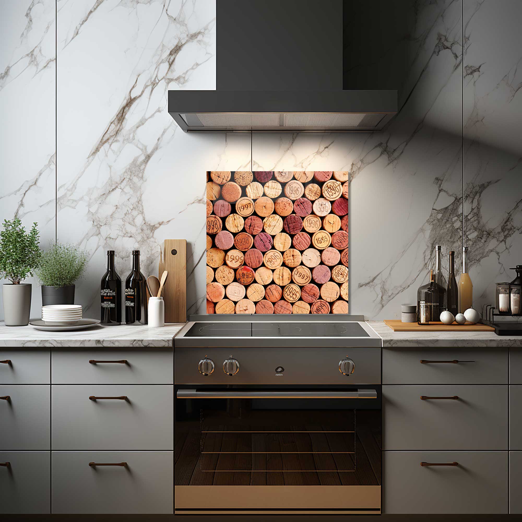 Wine Corks - Glass Splashback