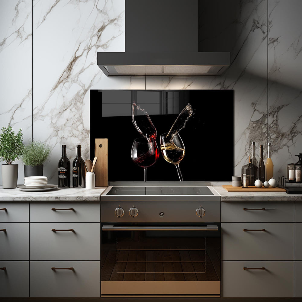 Artronauts Glass Print 110x70 cm | 43.3"x27.5" Cheers! - Glass Splashback