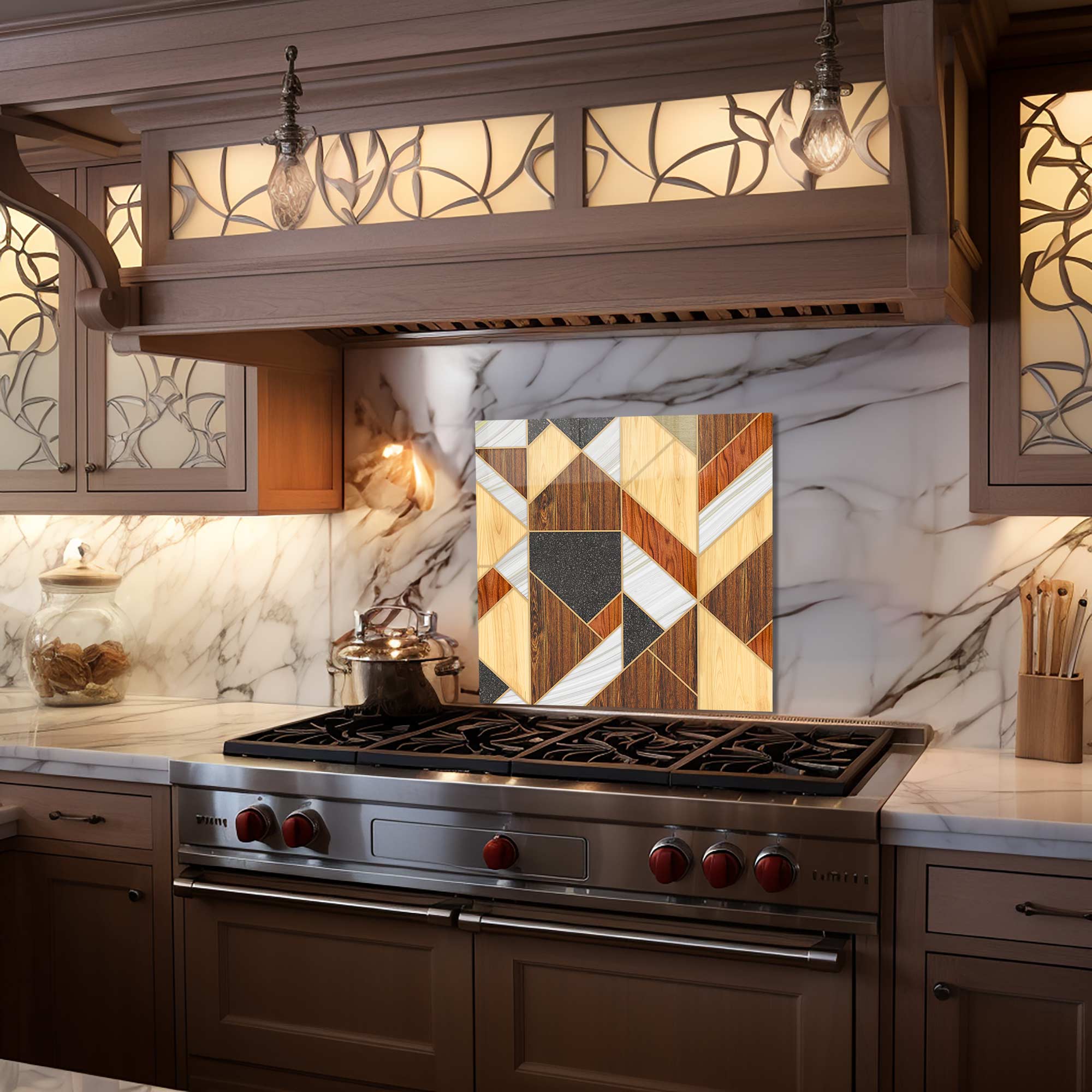 Geometric - Glass Splashback