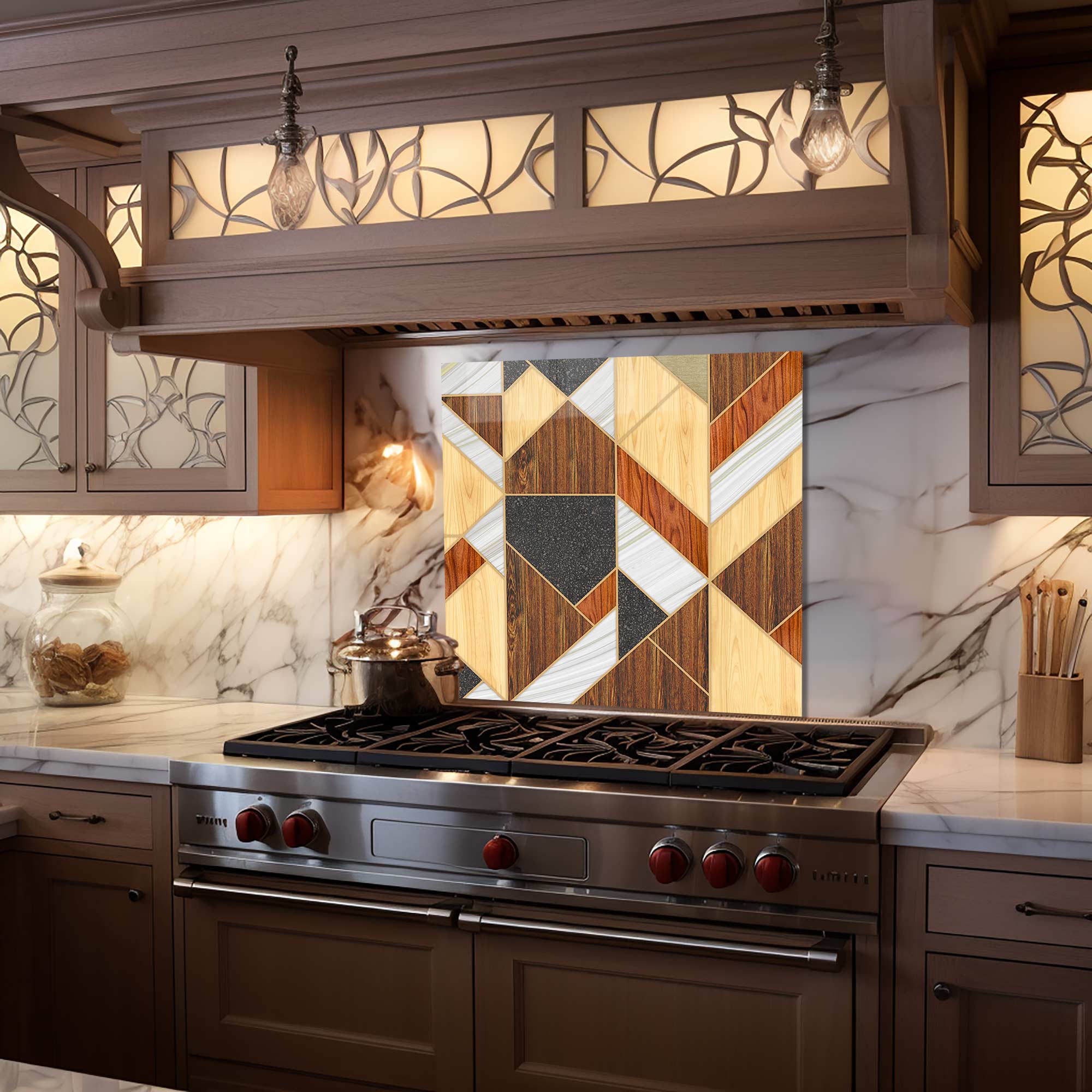 Geometric - Glass Splashback