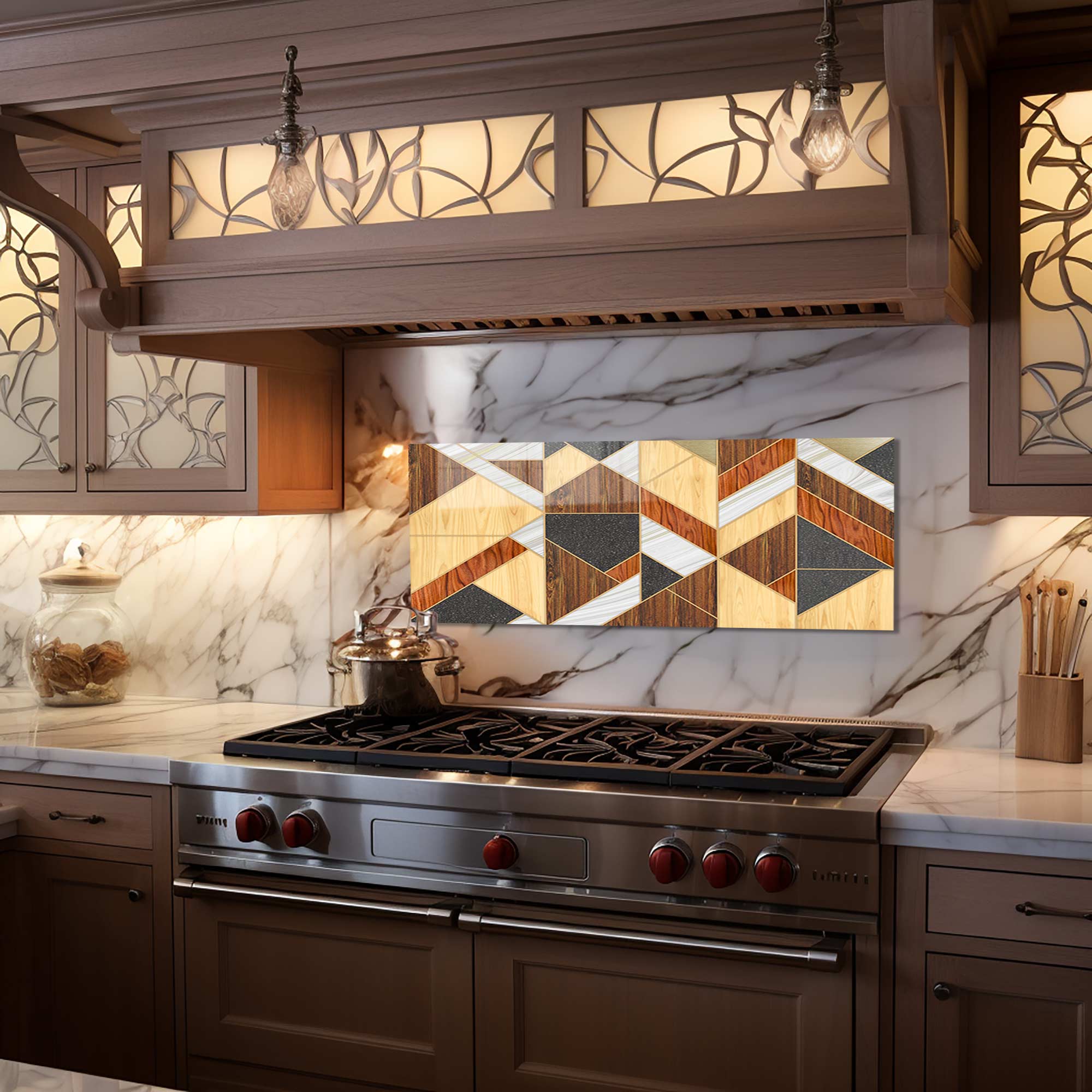 Geometric - Glass Splashback