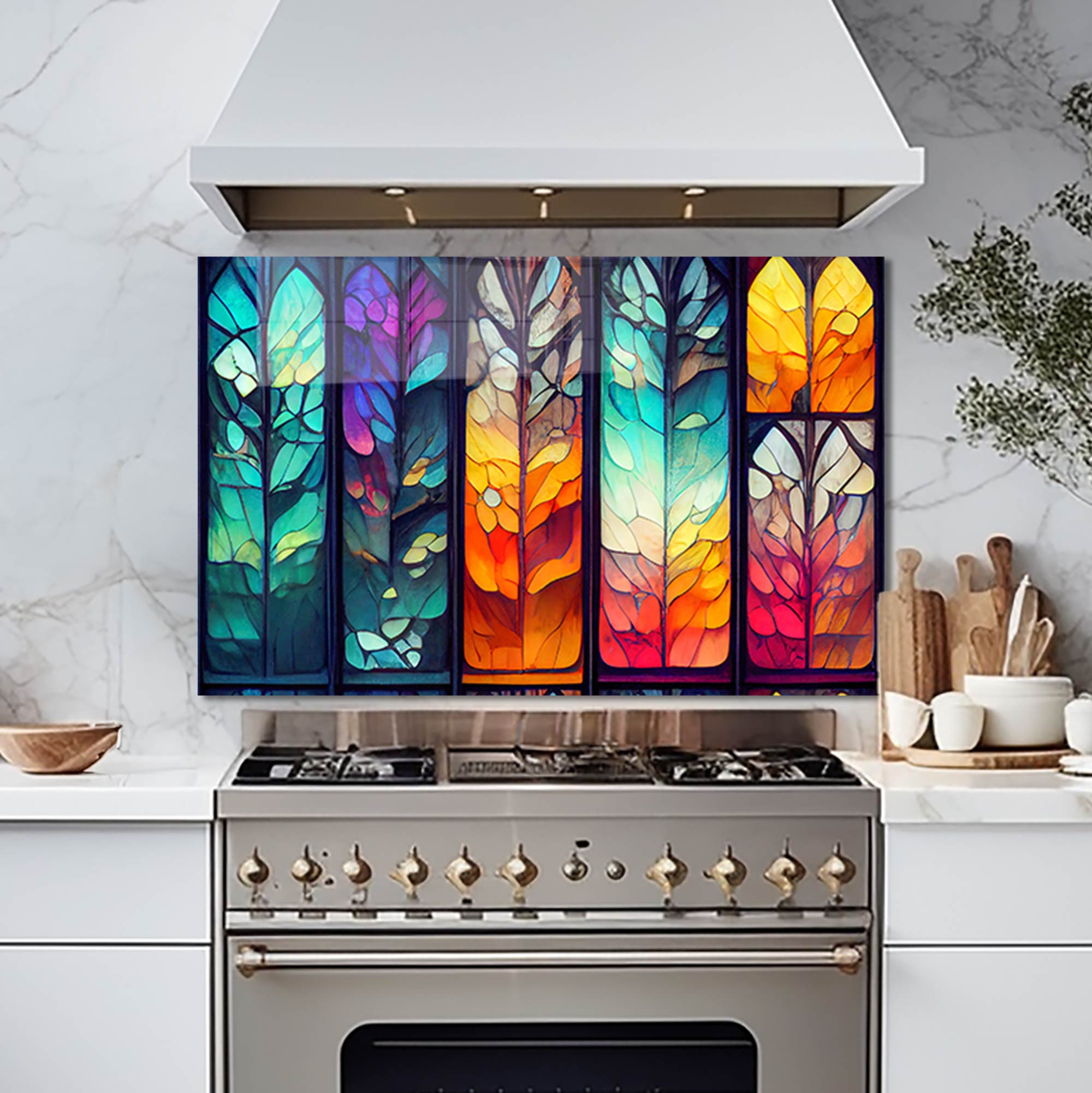 Seasons - Glass Splashback