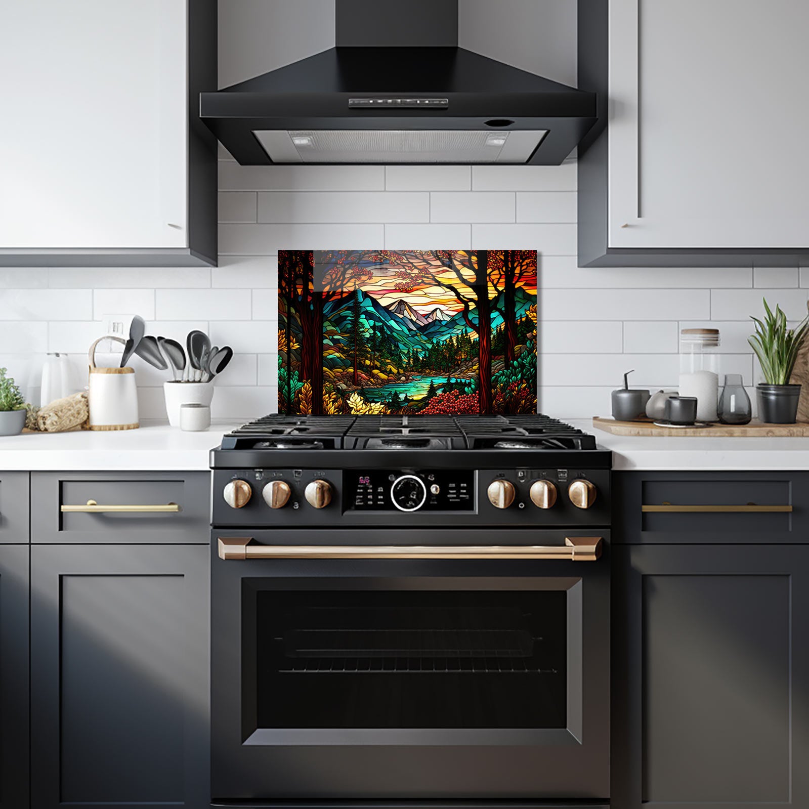 Stained Nature - Glass Splashback