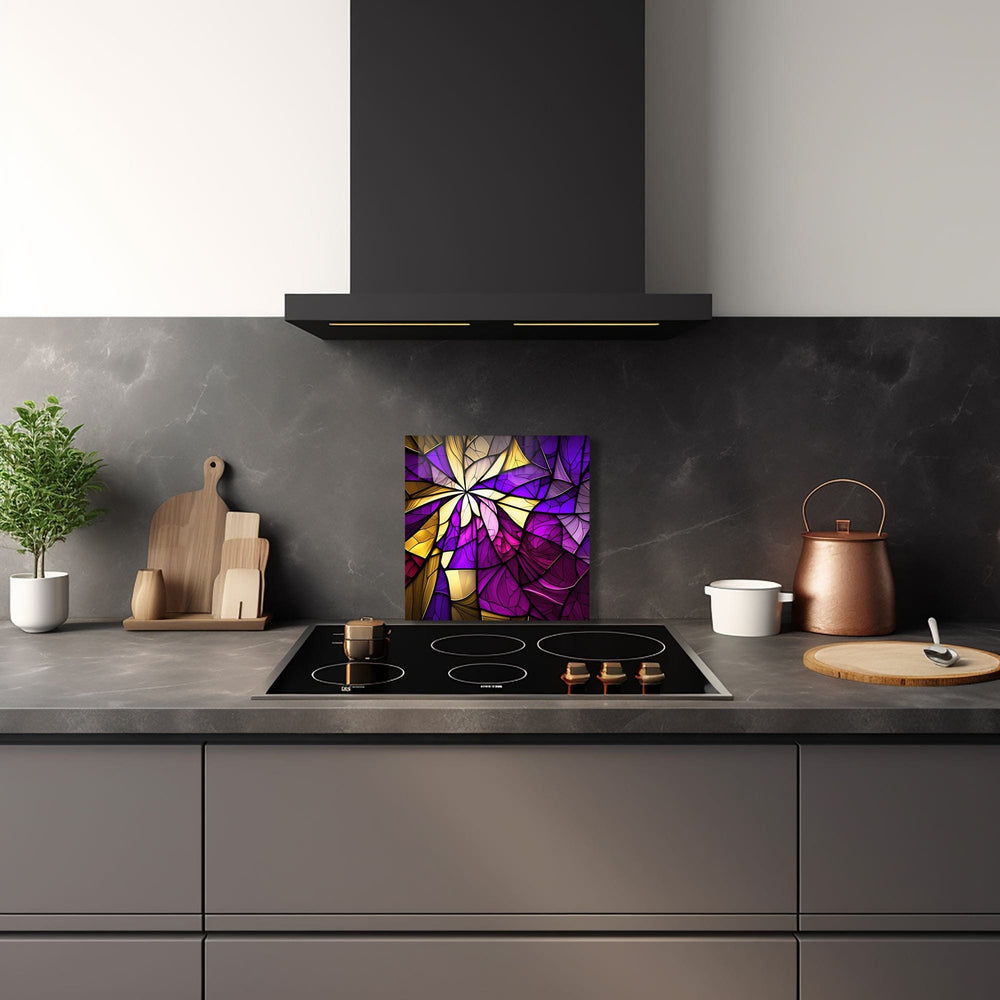 Artronauts Glass Print 40x40 cm | 15.7"x15.7" Sunny Abstract  - Glass Splashback