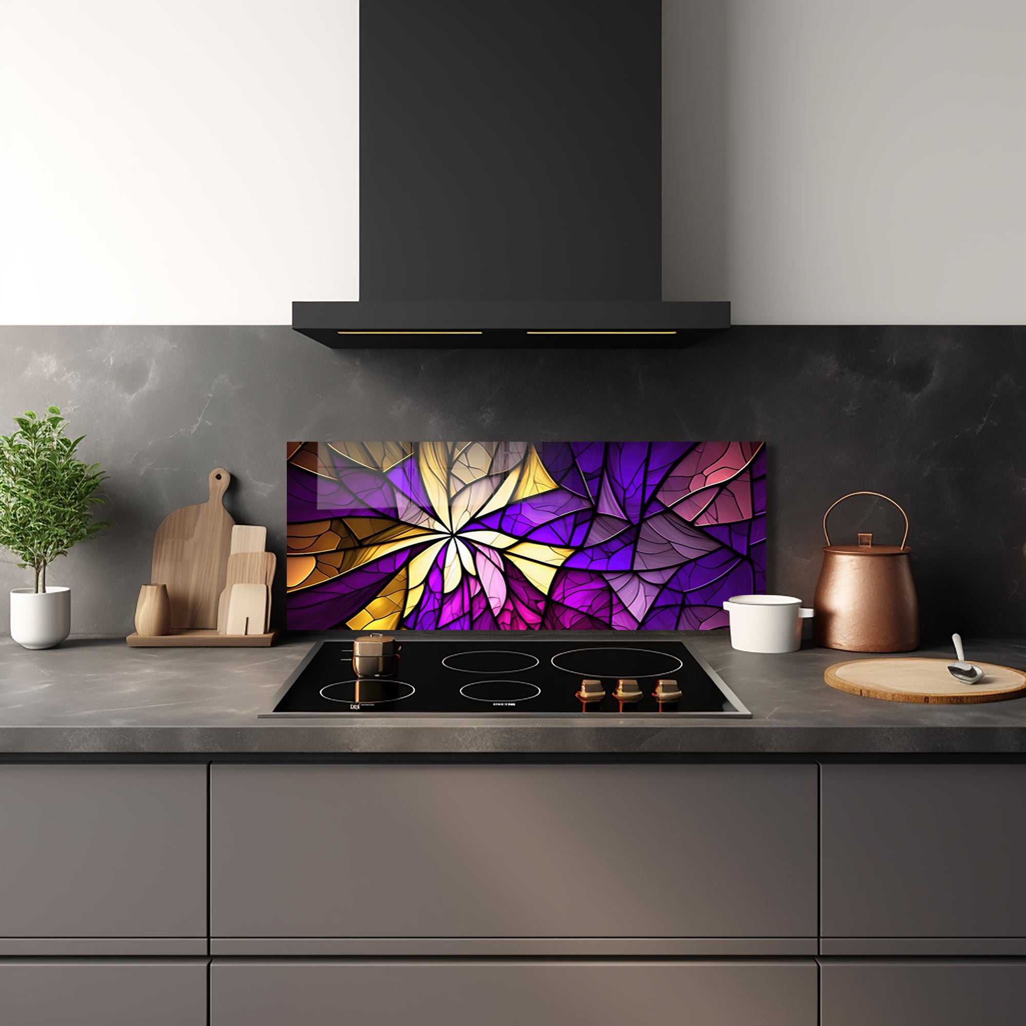 Sunny Abstract  - Glass Splashback