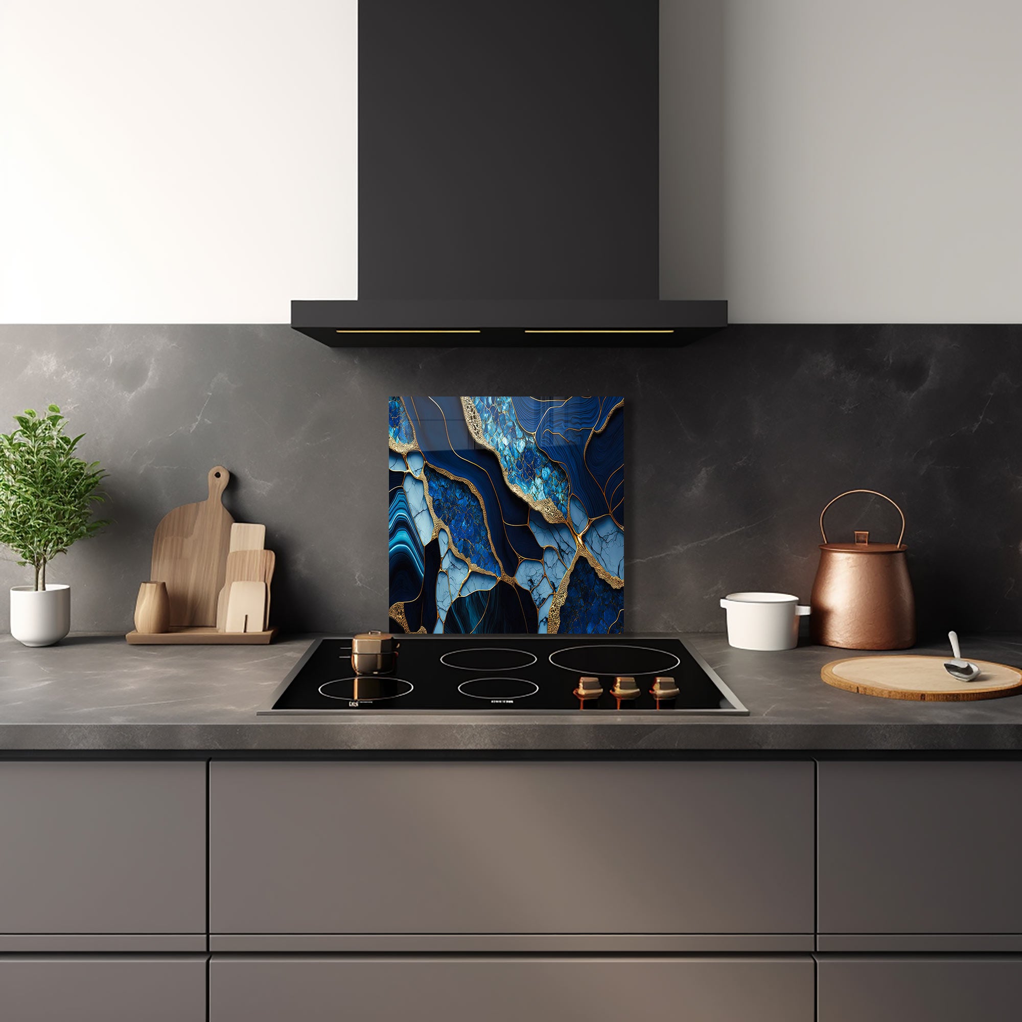 Veined Leaves - Glass Splashback