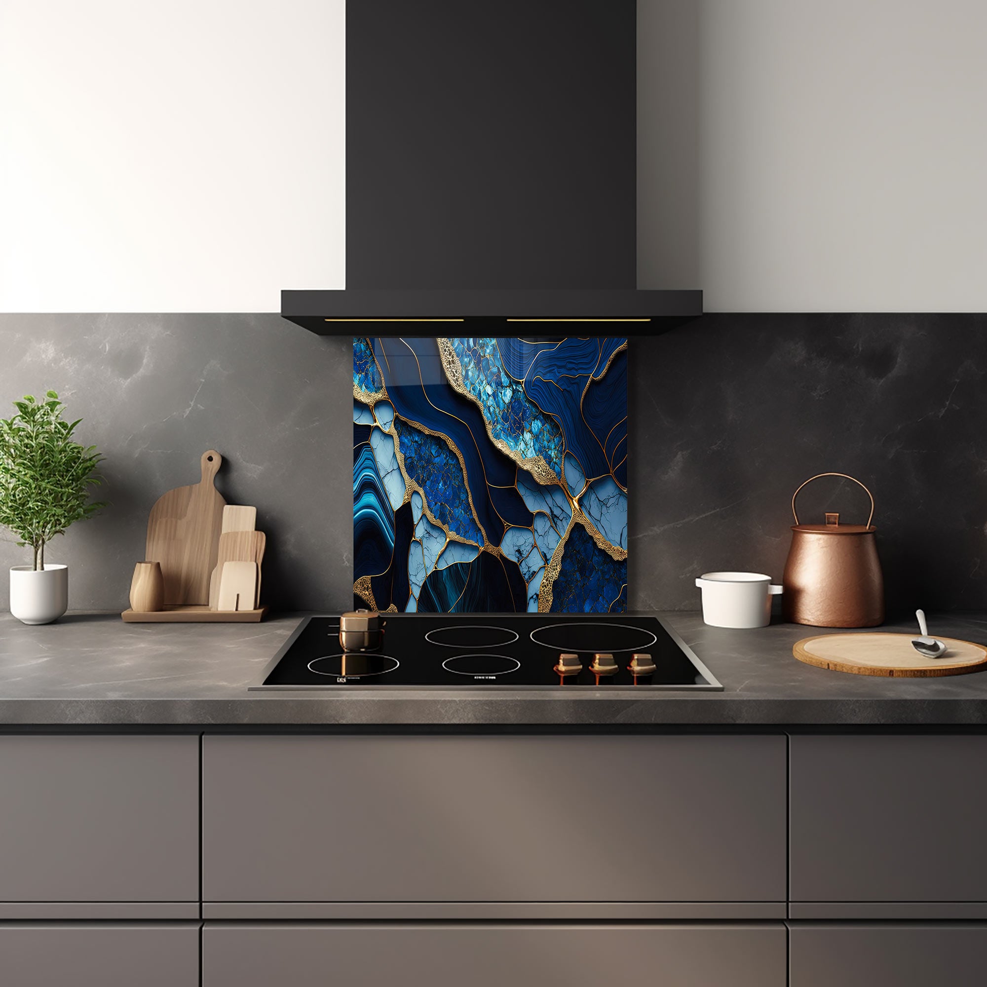 Veined Leaves - Glass Splashback