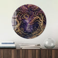 Artronauts Glass Print Enchanted Purple Forest - Tempered Glass Wall Art