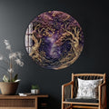Artronauts Glass Print Enchanted Purple Forest - Tempered Glass Wall Art