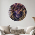 Artronauts Glass Print Enchanted Purple Forest - Tempered Glass Wall Art