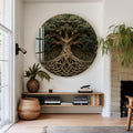 Artronauts Glass Print Celtic Knot Tree - Tempered Glass Wall Art