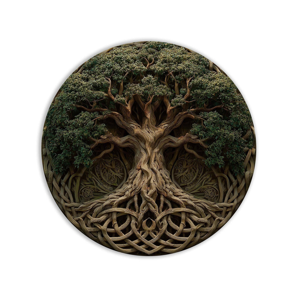 Artronauts Glass Print Celtic Knot Tree - Tempered Glass Wall Art
