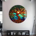 Artronauts Glass Print Tree of Radiance-Tree Of Life Glass Wall Art