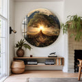 Artronauts Glass Print Earthrise Life Tree - Tempered Glass Wall Art