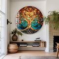 Artronauts Glass Print Autumn Stained Tree - Tempered Glass Wall Art