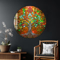 Artronauts Glass Print Golden Autumn Tree - Tempered Glass Wall Art