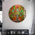 Artronauts Glass Print Golden Autumn Tree - Tempered Glass Wall Art