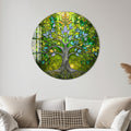 Artronauts Glass Print Emerald Life Tree - Tempered Glass Wall Art