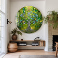 Artronauts Glass Print Emerald Life Tree - Tempered Glass Wall Art