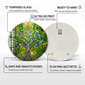 Artronauts Glass Print Emerald Life Tree - Tempered Glass Wall Art