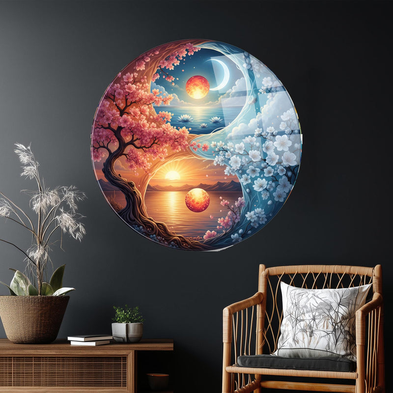 Artronauts Glass Print Tree Of Life Glass Wall Art