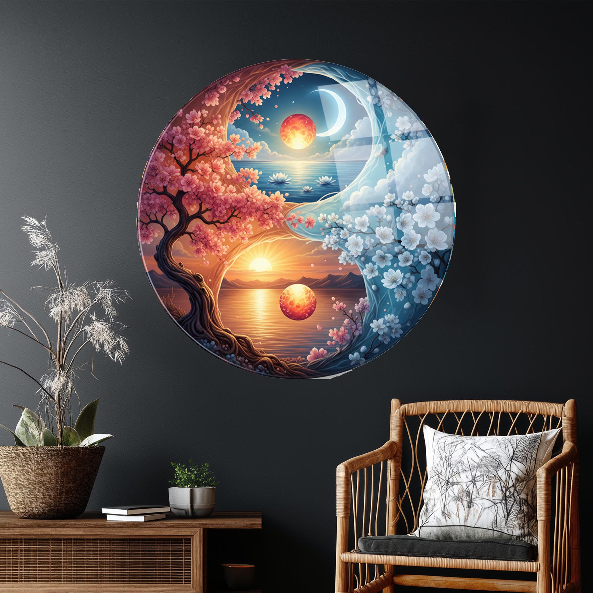 Tree Of Life Glass Wall Art
