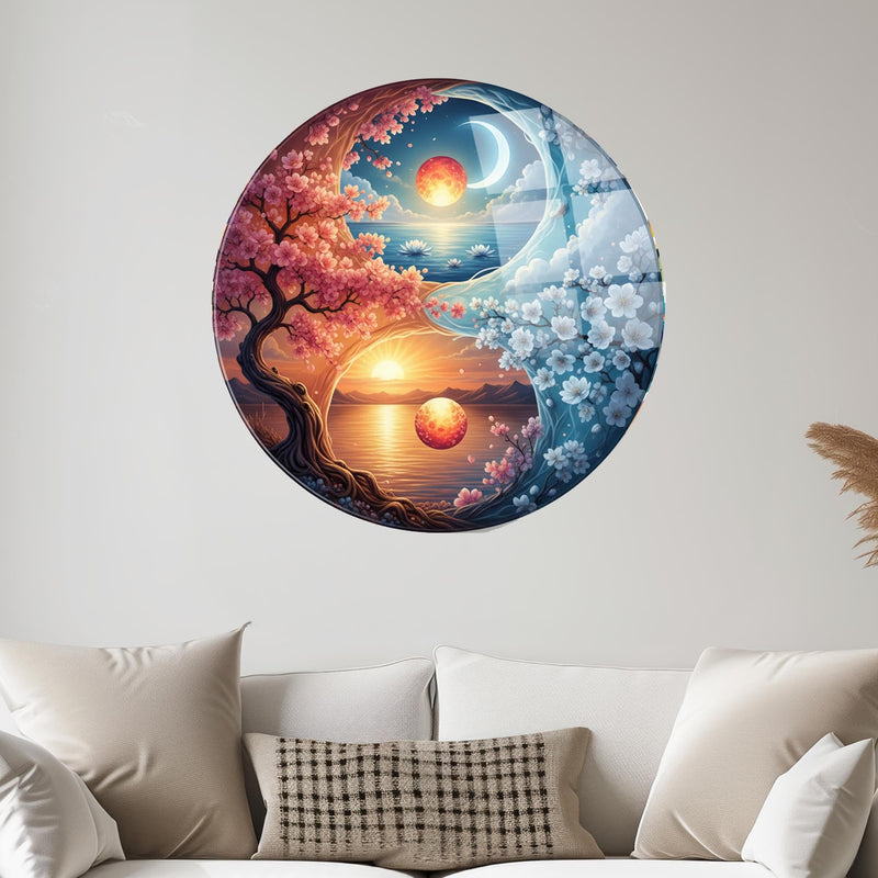 Artronauts Glass Print Tree Of Life Glass Wall Art