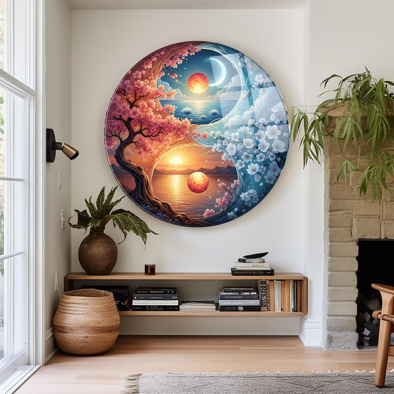 Artronauts Glass Print Tree Of Life Glass Wall Art