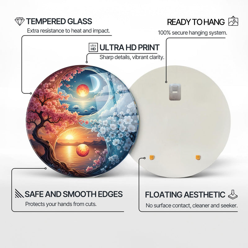 Artronauts Glass Print Tree Of Life Glass Wall Art
