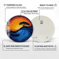 Artronauts Glass Print Sunset Rooted Tree - Tempered Glass Wall Art