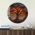 Artronauts Glass Print Twilight Ancient Tree - Tempered Glass Wall Art