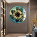 Artronauts Glass Print Sky Circle Tree - Tempered Glass Wall Art