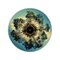 Artronauts Glass Print Sky Circle Tree - Tempered Glass Wall Art