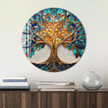 Artronauts Glass Print Stained Glass Tree - Tempered Glass Wall Art
