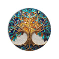 Artronauts Glass Print Stained Glass Tree - Tempered Glass Wall Art