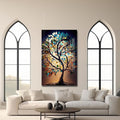 Artronauts Glass Print Aurora Vitae-Tree Of Life Tempered Glass Wall Art