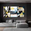 Artronauts Glass Print Geometric Abstract - Trinity