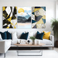 Artronauts Glass Print Geometric Abstract - Trinity