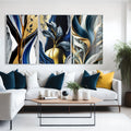 Artronauts Glass Print Abstract Leaves - Trinity