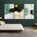 Artronauts Glass Print Golden Tree Abstract - Trinity