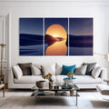 Artronauts Glass Print 210 x 110 cm Golden Mirror - Trinity