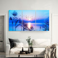 Artronauts Glass Print 210 x 110 cm Blue Sunset - Trinity