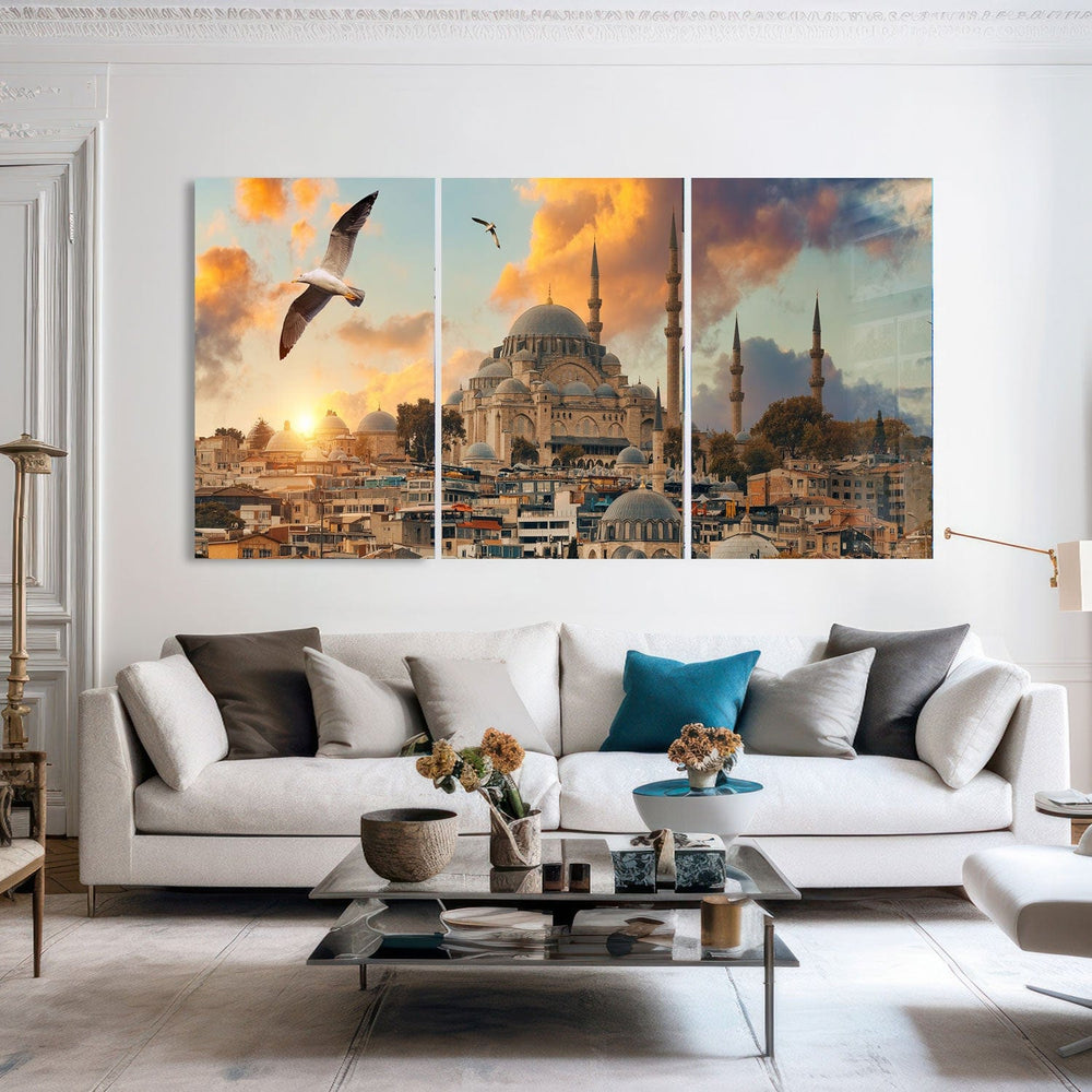 Artronauts Glass Print Blue Mosque - Trinity